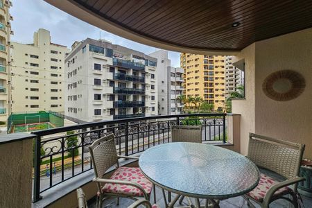 varanda de apartamento para alugar com 2 quartos, 110m² em Balneario Guarujá, Guarujá