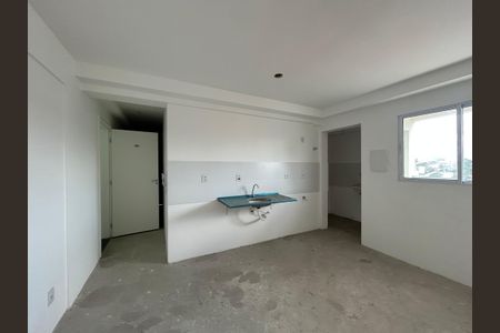 Sala / Cozinha de apartamento à venda com 2 quartos, 48m² em Piqueri, São Paulo