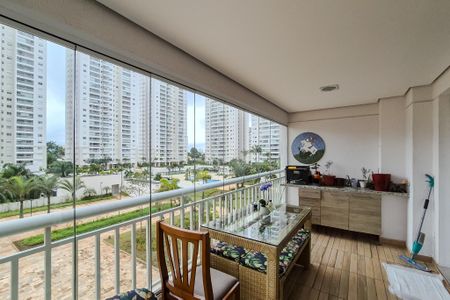 Varanda da Sala de apartamento para alugar com 2 quartos, 107m² em Vila Lusitania, São Bernardo do Campo