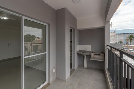 Varanada Sala de apartamento para alugar com 2 quartos, 61m² em Jardim Sao Carlos, Sumaré