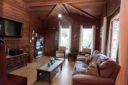 sala de casa de condomínio à venda com 3 quartos, 265m² em Vereda das Gerais, Nova Lima