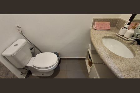 Banheiro Social de kitnet/studio à venda com 1 quarto, 20m² em Santa Paula, São Caetano do Sul