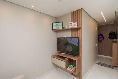 Sala de apartamento à venda com 2 quartos, 46m² em Jk, Contagem