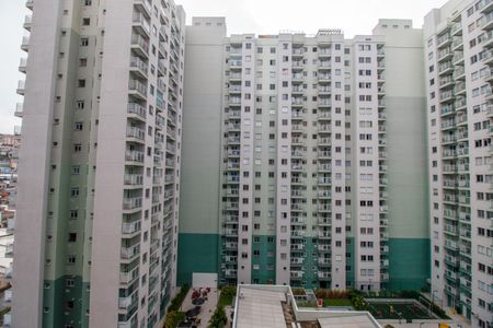 Sala Varanda Vista de apartamento à venda com 2 quartos, 44m² em Santo Cristo, Rio de Janeiro