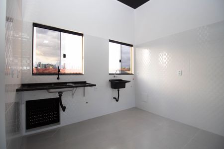 Cozinha e Área de Serviço de kitnet/studio para alugar com 1 quarto, 42m² em Ade Águas Claras, Brasília