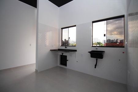 Cozinha e Área de Serviço de kitnet/studio para alugar com 1 quarto, 42m² em Ade Águas Claras, Brasília