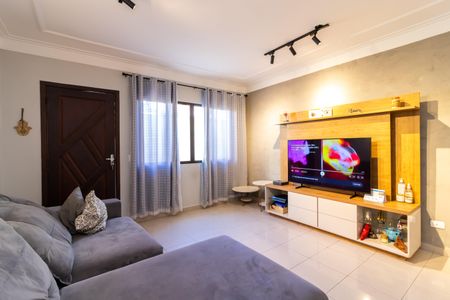 Sala de Estar de casa de condomínio à venda com 3 quartos, 200m² em Conjunto Residencial Santa Terezinha, São Paulo