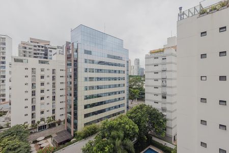 Vista da Varanda de apartamento à venda com 1 quarto, 44m² em Ibirapuera, São Paulo