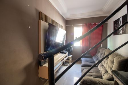 Sala de casa de condomínio à venda com 3 quartos, 76m² em Jardim Danfer, São Paulo