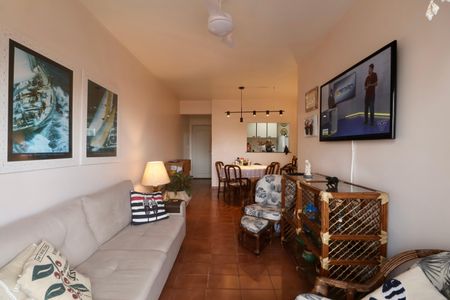 Sala de apartamento para alugar com 3 quartos, 100m² em Jardim Enseada, Guarujá