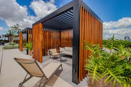 Área comum de kitnet/studio à venda com 1 quarto, 25m² em Boa Vista, Porto Alegre