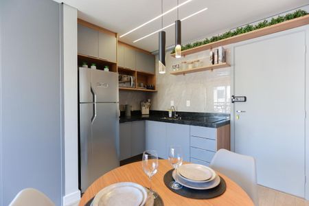 Cozinha de kitnet/studio para alugar com 1 quarto, 28m² em Tucuruvi, São Paulo