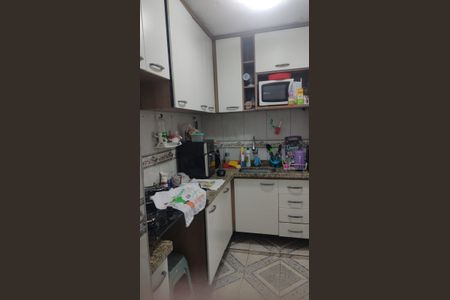 Cozinha de apartamento à venda com 2 quartos, 44m² em Jardim Paraguacu, São Paulo