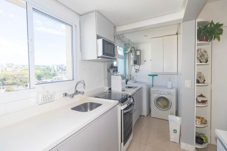 Cozinha de apartamento para alugar com 1 quarto, 45m² em Farroupilha, Porto Alegre