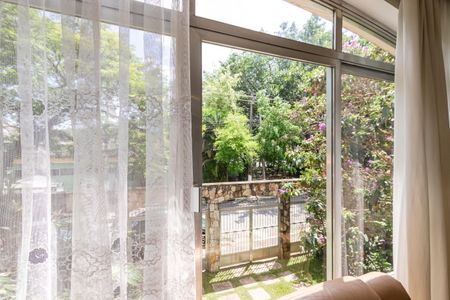 Vista da Sala de casa para alugar com 4 quartos, 475m² em Chácara Monte Alegre, São Paulo