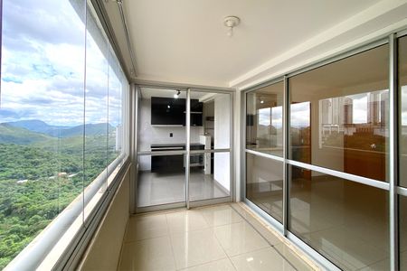 Varanda de apartamento para alugar com 2 quartos, 77m² em Vale do Sereno, Nova Lima