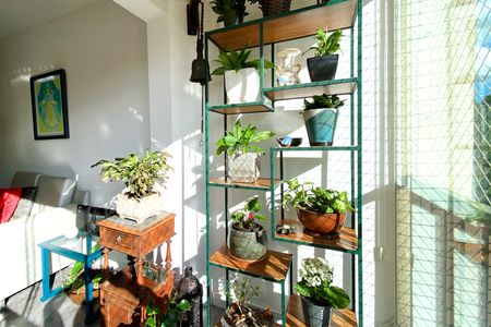 Varanda da Sala de apartamento à venda com 3 quartos, 88m² em Alphaville Nova Lima, Nova Lima