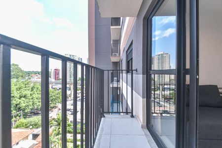 Varanda de apartamento à venda com 1 quarto, 26m² em Campo Belo, São Paulo