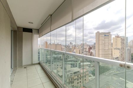 Varanda de kitnet/studio à venda com 1 quarto, 41m² em República, São Paulo