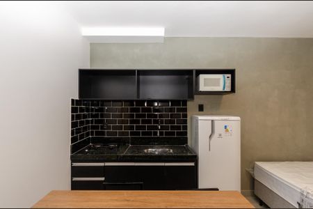 Cozinha de kitnet/studio para alugar com 1 quarto, 23m² em Itaberaba, São Paulo