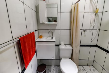 Banheiro da Suíte 1 de casa para alugar com 3 quartos, 101m² em Jardim Saint Moritz, Taboão da Serra