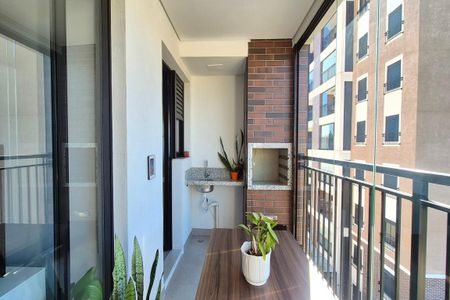 Varanda da sala de apartamento para alugar com 2 quartos, 67m² em Swiss Park, Campinas