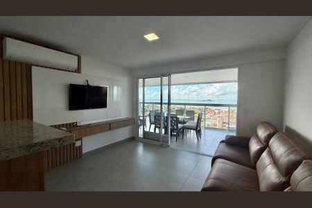 Sala de apartamento para alugar com 3 quartos, 100m² em Enseada, Guarujá