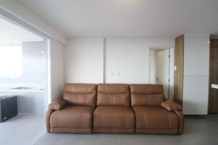 Sala de apartamento para alugar com 3 quartos, 100m² em Enseada, Guarujá