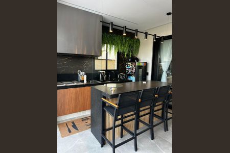 Cozinha de casa de condomínio para alugar com 3 quartos, 420m² em Loteamento Residencial Arborais, Campinas