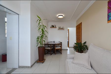 Sala Ambientes de apartamento à venda com 2 quartos, 65m² em União, Belo Horizonte