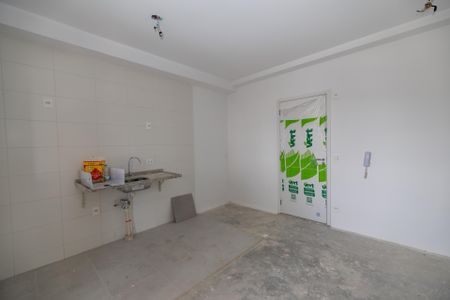 Sala_cozinha de apartamento à venda com 1 quarto, 48m² em Vila Pindorama, Barueri
