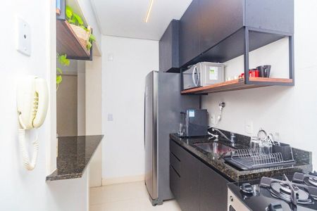 Cozinha de apartamento para alugar com 1 quarto, 47m² em Passo d’Areia, Porto Alegre