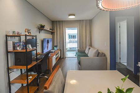 Sala de apartamento à venda com 2 quartos, 77m² em Jardim das Acacias, São Bernardo do Campo