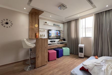 Sala de apartamento para alugar com 2 quartos, 40m² em Vila Nova Bonsucesso, Guarulhos