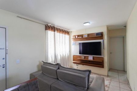 Sala de apartamento à venda com 3 quartos, 58m² em Arpoador, Contagem