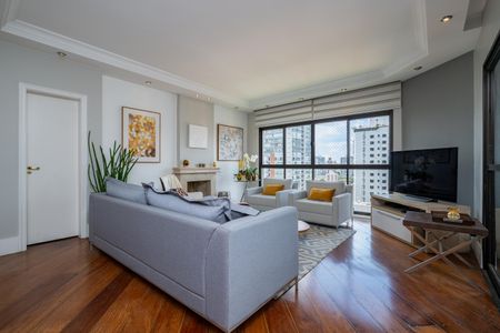 Sala de Estar de apartamento para alugar com 4 quartos, 156m² em Vila Mascote, São Paulo