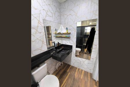 Banheiro de casa para alugar com 1 quarto, 40m² em Itatiaia, Duque de Caxias
