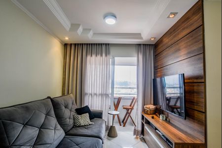 Sala de apartamento à venda com 2 quartos, 55m² em Vila Luzita, Santo André