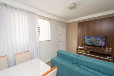 Sala de apartamento à venda com 2 quartos, 48m² em Jardim Riacho das Pedras, Contagem