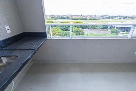 varanda de apartamento à venda com 1 quarto, 63m² em Pampulha, Belo Horizonte