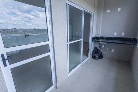 varanda de apartamento à venda com 1 quarto, 63m² em Pampulha, Belo Horizonte
