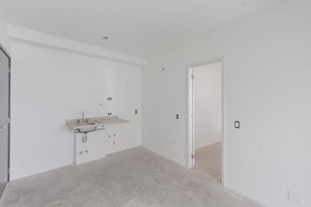 Sala de apartamento para alugar com 1 quarto, 34m² em Indianópolis, São Paulo