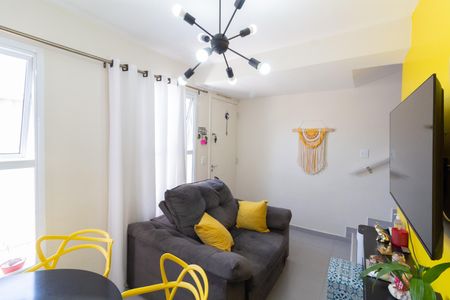 Sala de casa de condomínio à venda com 2 quartos, 54m² em Vila Polopoli, São Paulo