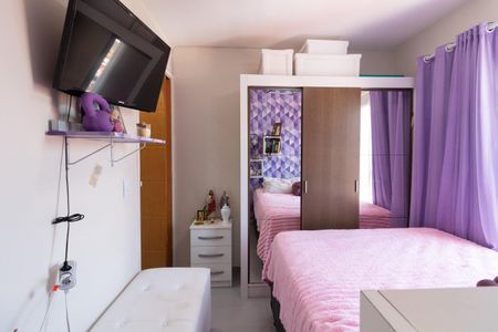 Quarto 1 - Suíte de casa de condomínio à venda com 2 quartos, 54m² em Vila Polopoli, São Paulo