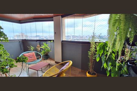 Varanda de apartamento à venda com 2 quartos, 132m² em Vila Caminho do Mar, São Bernardo do Campo