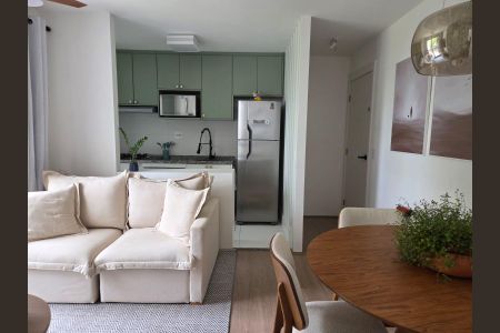 Sala de apartamento à venda com 2 quartos, 46m² em Campininha, São Paulo