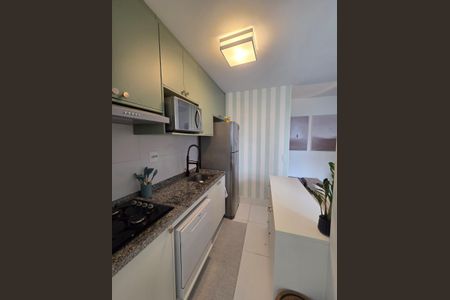 Cozinha de apartamento à venda com 2 quartos, 46m² em Campininha, São Paulo