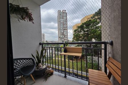 Varanda de apartamento à venda com 2 quartos, 46m² em Campininha, São Paulo