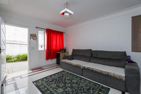 Sala de casa de condomínio à venda com 2 quartos, 92m² em Parque das Cigarreiras, Taboão da Serra