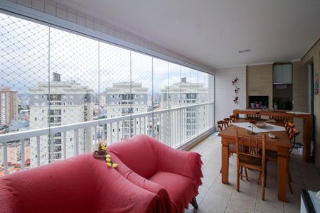 Varanda Gourmet de apartamento à venda com 4 quartos, 142m² em Santa Maria, São Caetano do Sul